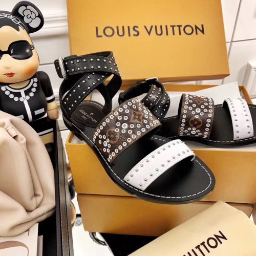 Louis Vuitton Flat Sandals LVFSD-2020-243489902